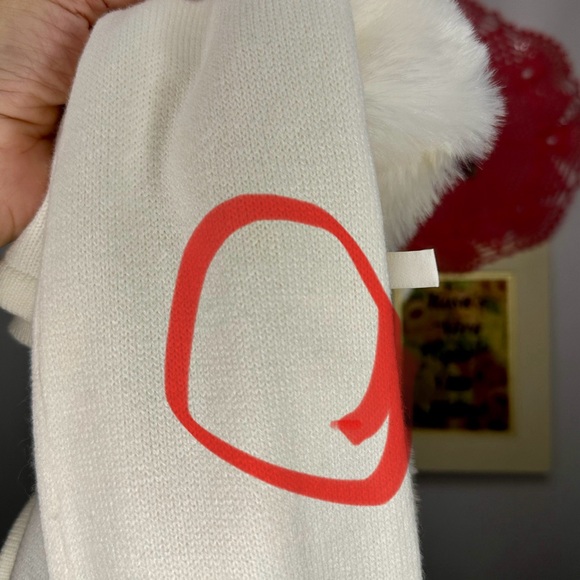 NWT Janie and Jack Faux Fur Collar Cardigan Size 5 - Picture 8 of 8